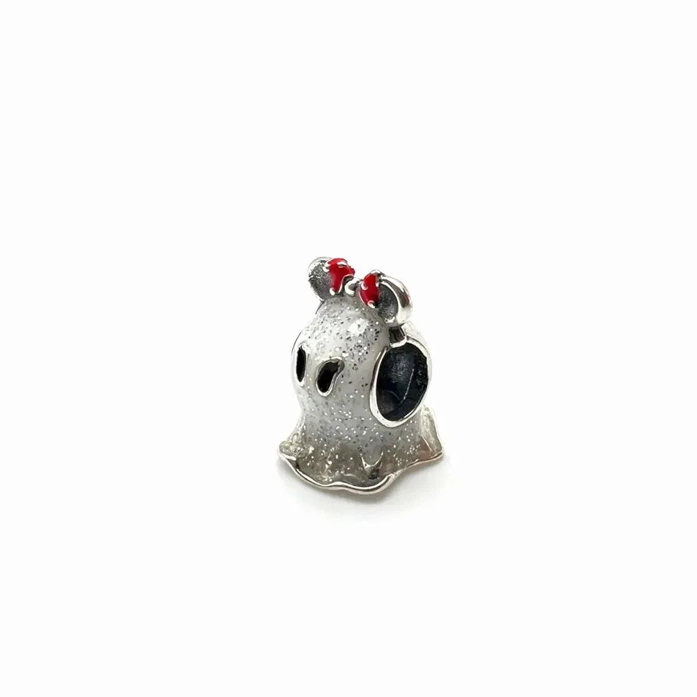 NEW Glow in the Dark Ghost Minnie Charm for European Bracelet